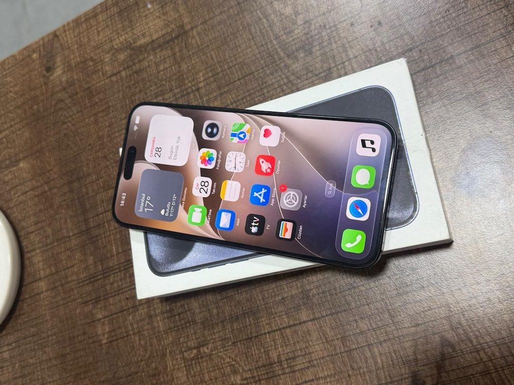 İPHONE 15 PRO MAX 256 GB LACİVERT PİL SAĞLIĞI 89 - 8
