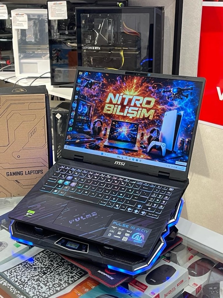 NİTRO BİLİŞİM’DEN MSI PULSE 16 AI – RTX 4060 OYUNCU LAPTOPU! - 2