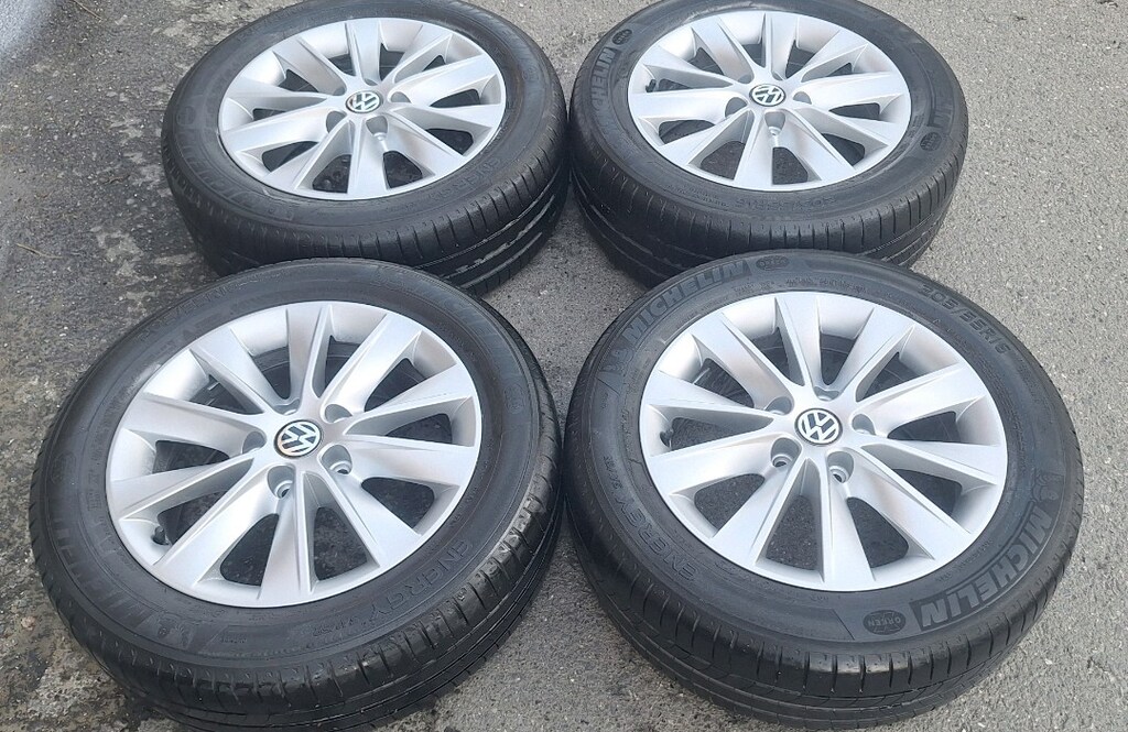 205 55 16 ORJİNAL JANT LASTİK TAKIMI JETTA CADDY GOLF AUDİ PASSAT JETT - 3