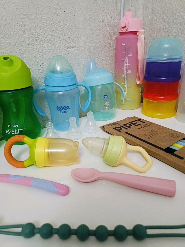 Bebek Çocuk Suluk Mama Kabı Biberon Kaçık Emzik Askısı FİYATLARI FARKL - 3