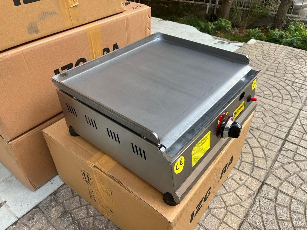 ALPİNA 50 CM SAC PLEYT IZGARA DOĞALGAZ CE BELGELİ SIFIR GARANTİLİ - 7