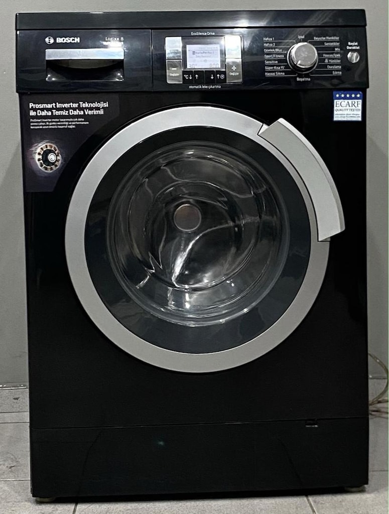 BOSCH 8 KG 1200 DEVİRLİ SİYAH ÇAMAŞIR MAKİNESİ HEMEN TESLİM - 4