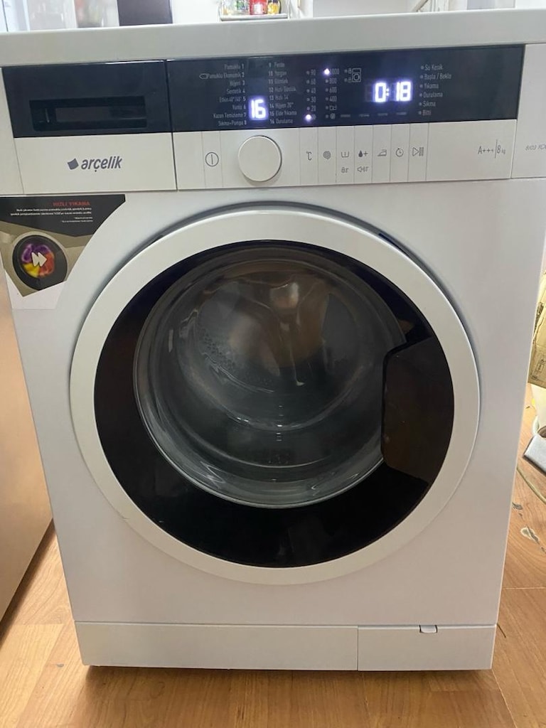Tertemiz ve Sessiz 8 kg Arçelik Çamaşır Makinesi! - 7