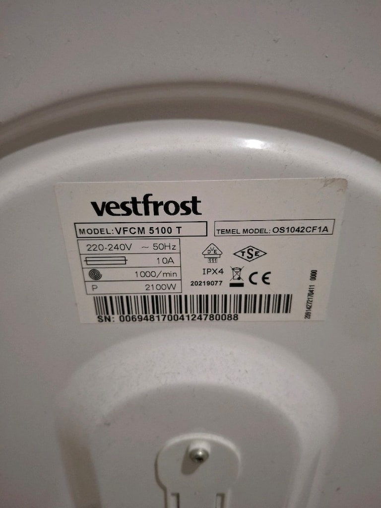 Çamaşır makinesi Vestfrost 5 kg - 4