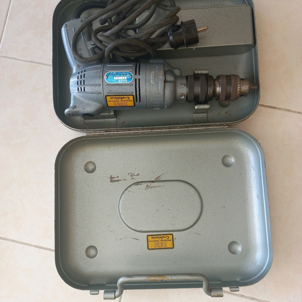 Eskilerden sağlam Metal çantasıyla elektrikli Matkap - 2