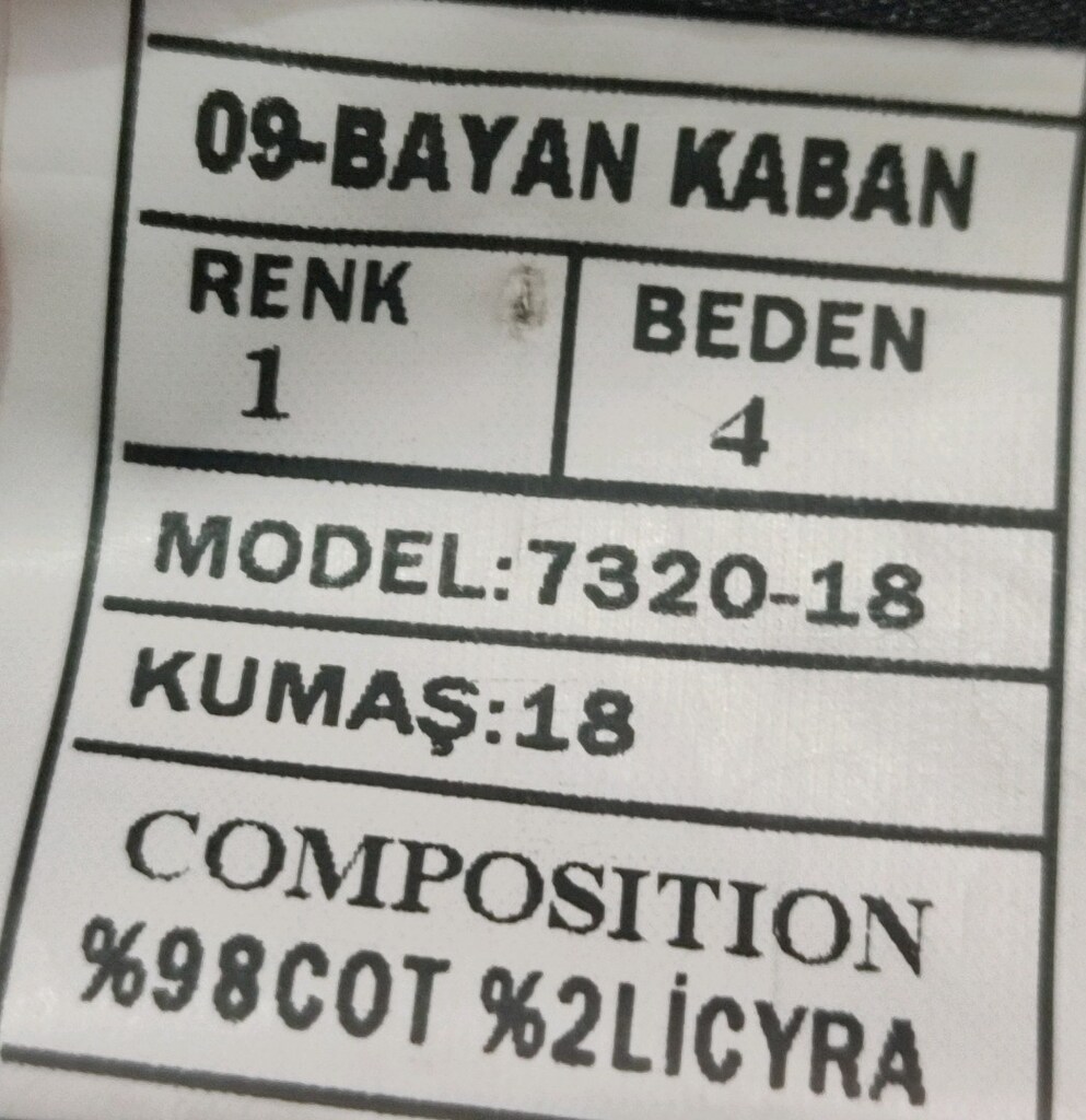 ÖĞRETMENDEN %98 PAMUK %2 LİKRA ZENA 4 BEDEN (LARGE) SİYAH KABAN&PALTO - 4