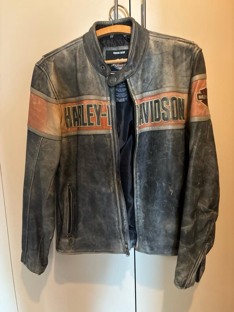 Harley Davidson, Riding Gerçek Deri Ceket - 10