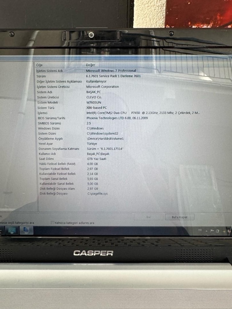 Casper Nirvana 4GB RAM Core 2 Duo Laptop + Çanta Hediyeli - 2