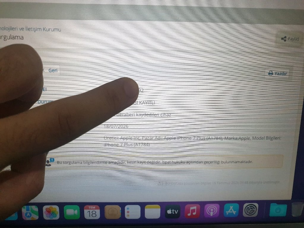 Iphone 7 plus 128 GB TR - 8