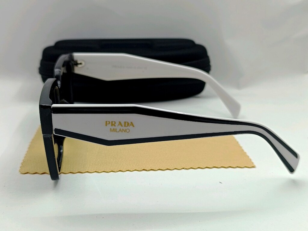 SIFIR KUTUDA, PRADA MİLANO(BÜYÜK ÖLÇÜ,KEMİK) UV400 FİLTRELEME - 8
