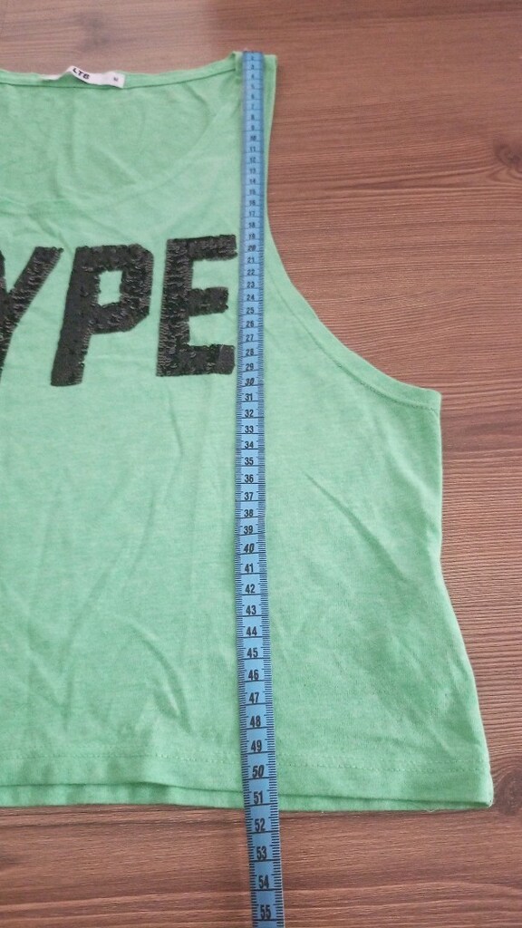 Yeşil LTB Crop tişört - 5