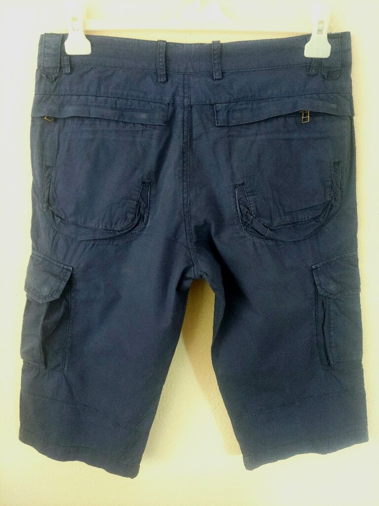 LTB 1948 bol cep çivit mavi kargo şort - 5