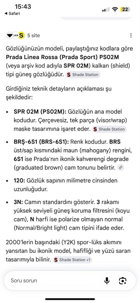 Prada Linea Rossa Orjinal Güneş gözlüğü - 9