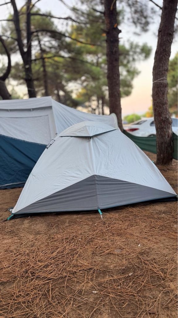 Quechua 2 Kişilik Kamp Çadırı – Fresh & Black ve Çift Kişilik Yatak - 2