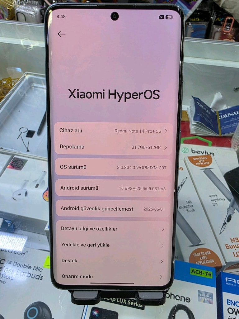 redmi Note 14 Pro Plus 5g 12 GB RAM 512 GB hafıza Türkiye cihazı - 3
