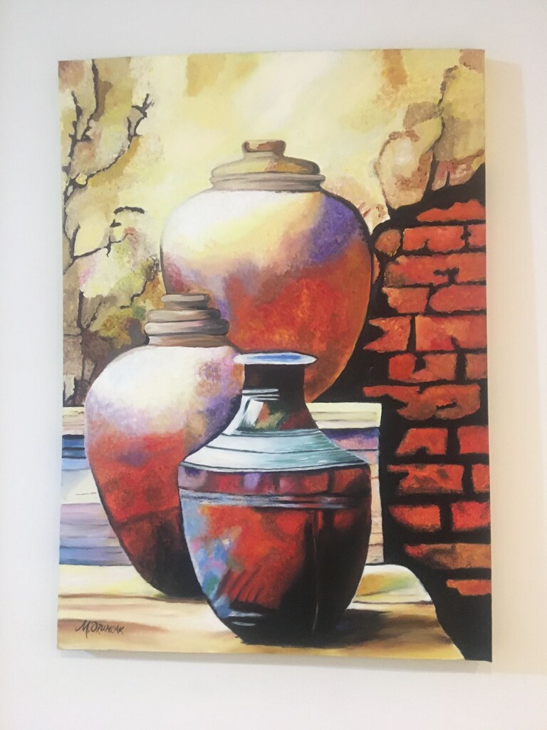 yağlı boya, akrilik boya ve suluboya resim tabloları ebatları muhtelif - 8
