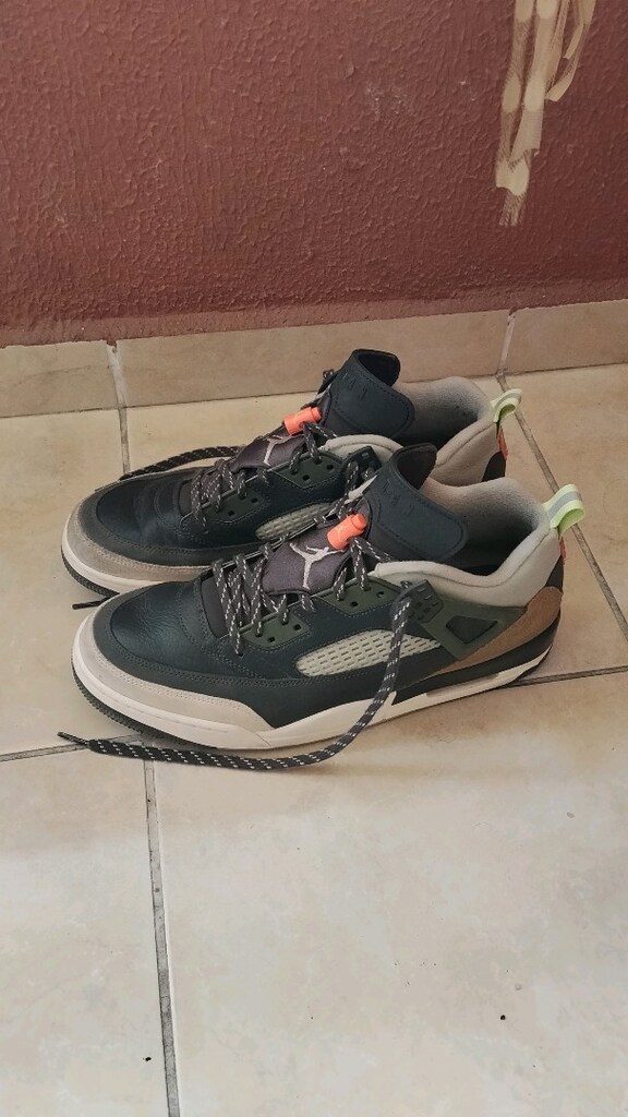 Nike Jordan Spizike Low 'Anthracite Mango Cargo Khaki - 2