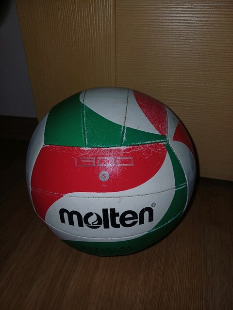 Voleybol topu ve plastik futbol topu