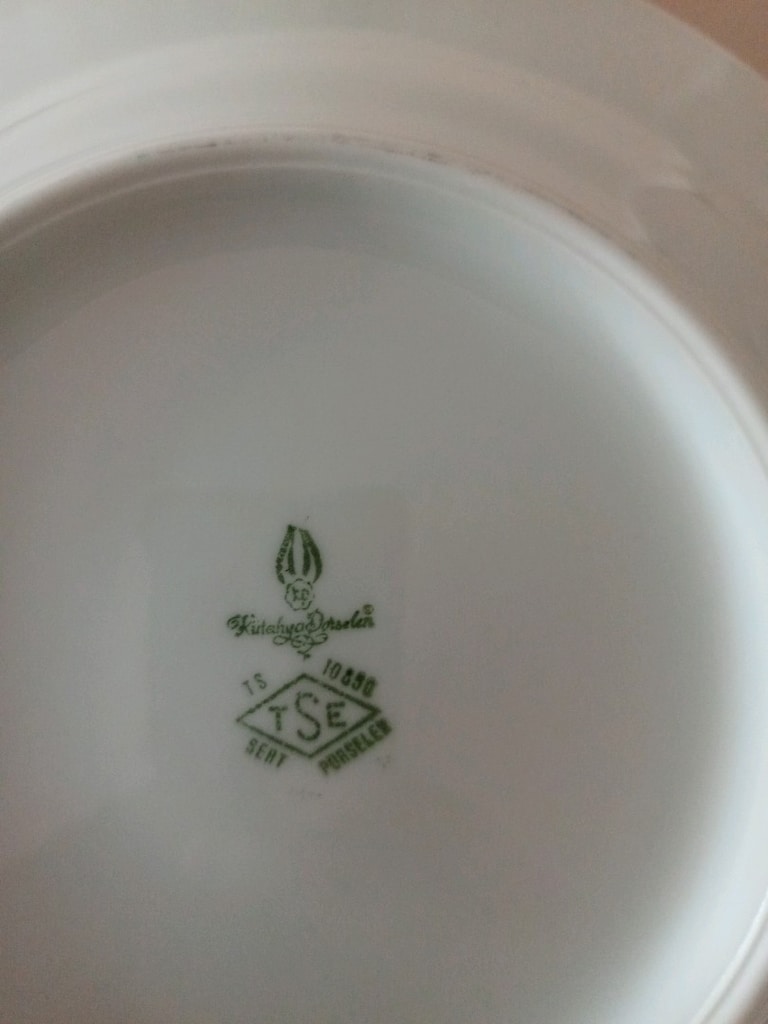 Kütahya porselen yemek tabağı - 5