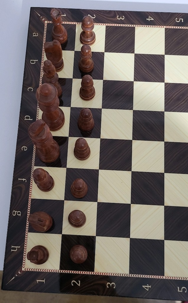Orijinal Ahşap Satranç Takımı - Büyük Boy Masif MDF - 4