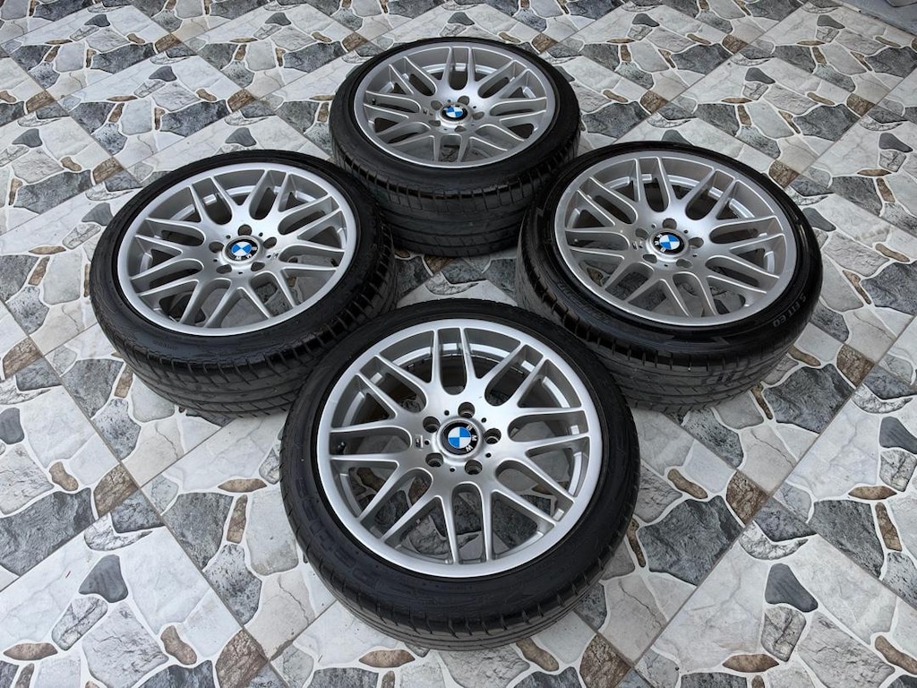 bmw jant 5x120 18 inç csl jant lastik - 7