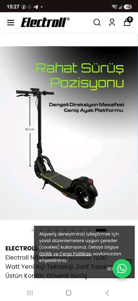 sahibinden 2 3 kez kullanılmış scooter - 5