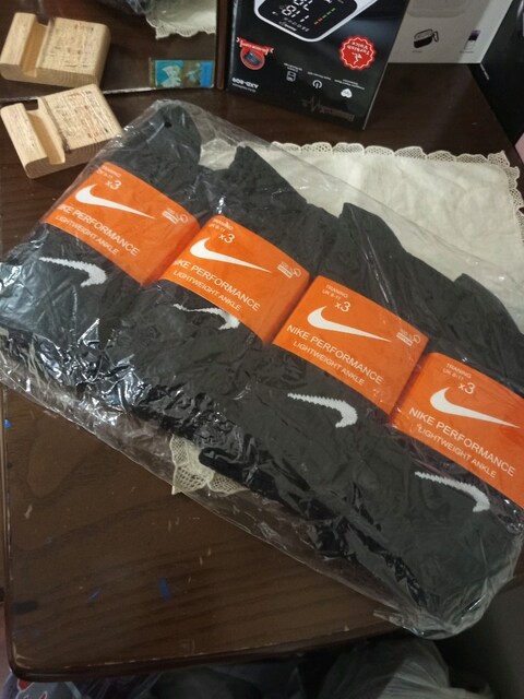Nike çorap 12 adet siyah uzun boy