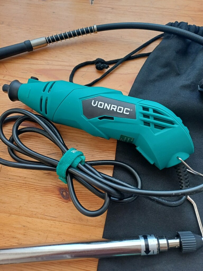 Vonroc CT501AC Gravür Set – 160W – Yeni Gibi + 30 Parça Ekstra Uç + Ma - 2