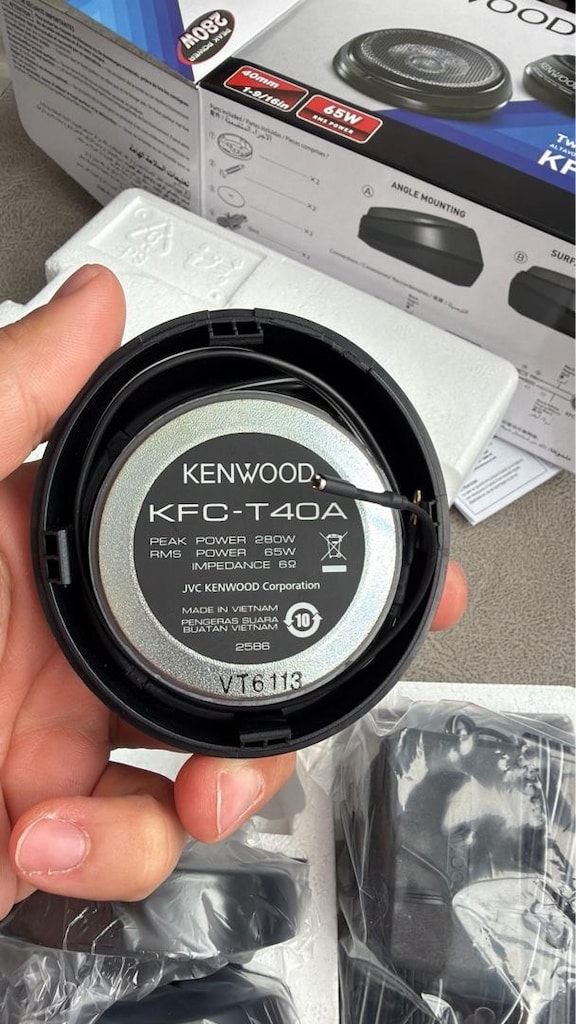 kenwood kfc t40a tweeter sıfır ürün - 3
