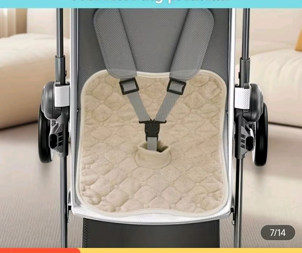 Bebek Arabası Koltuğu Yastık, Havlu Malzeme, Cilt Dostu, Yumuşak ve Ne - 8