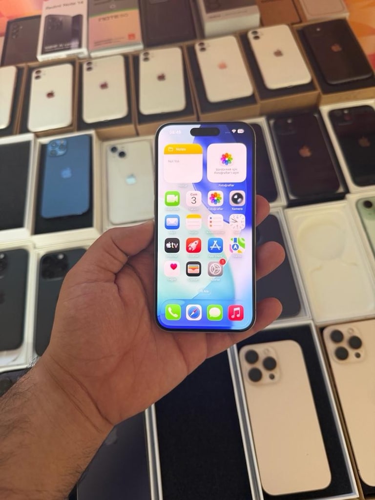 IPHONE 15PRO YD DEĞİŞENSİZ ORJ SERİ 120+35 PİL 91 - 6