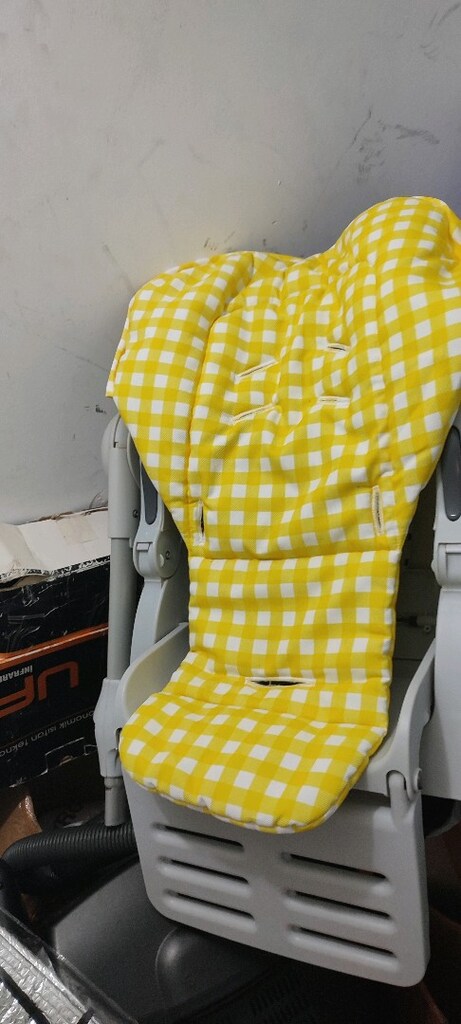 Chicco Polly mama sandalyesi minderleri yenilenmiş pamuklu kumaş - 8