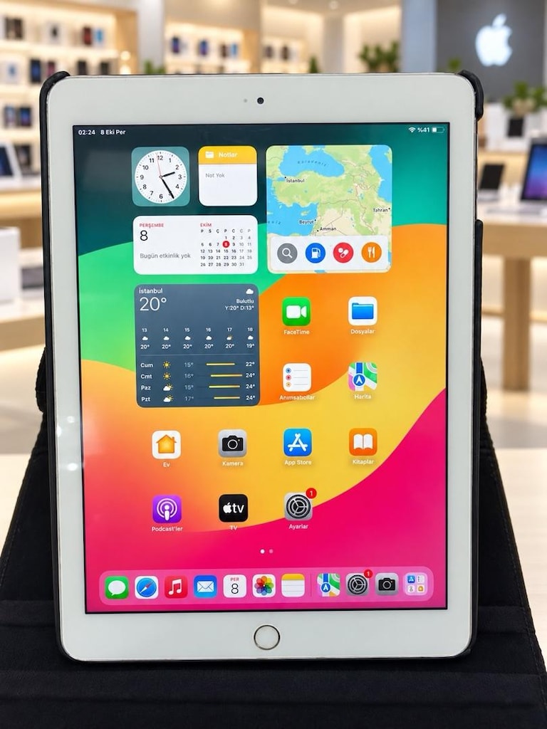 iPAD 6. NESİL 32 GB SİM KARTLI ORJINAL KILIF ŞARZ HEDİYEMİZ KAMPANYA - 2