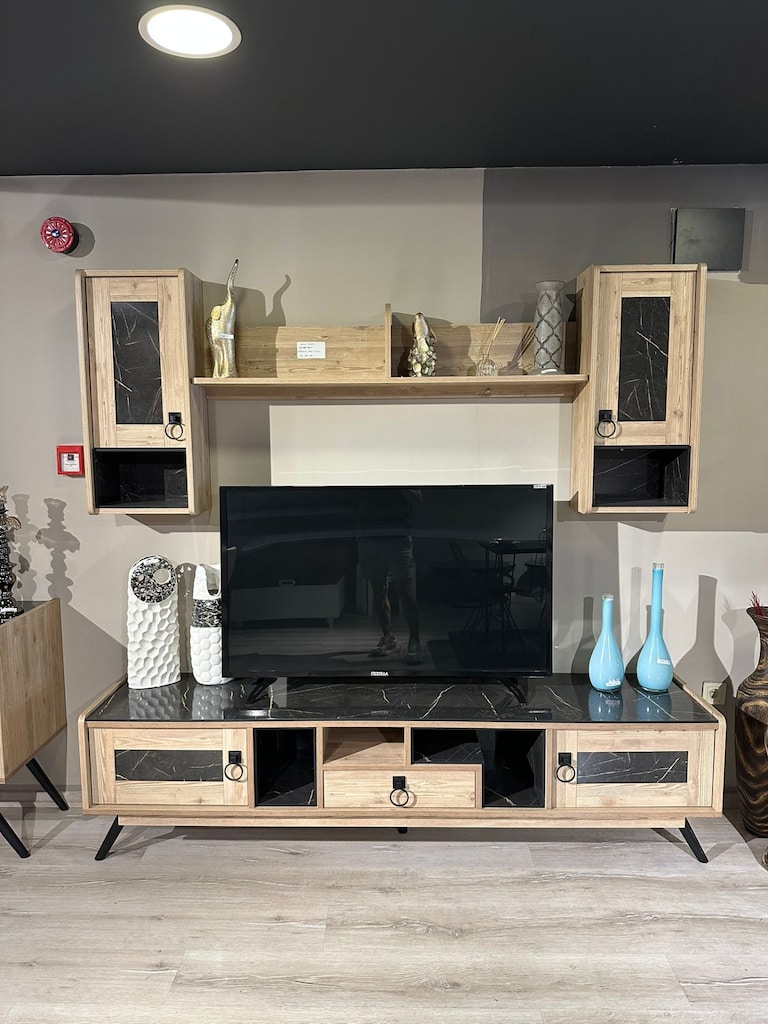 YEMEK ODASI TAKIMI ( masa+6 sandalye / konsol+ayna /tv ünitesi) - 3