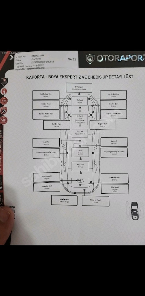 düşük km otomatik sunrooflu - 15