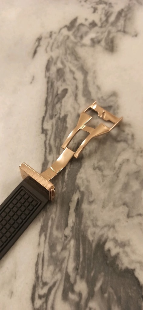 hublot fonksiyonlu takvimli çelik kasa silikon kordon pilli kol saati - 8