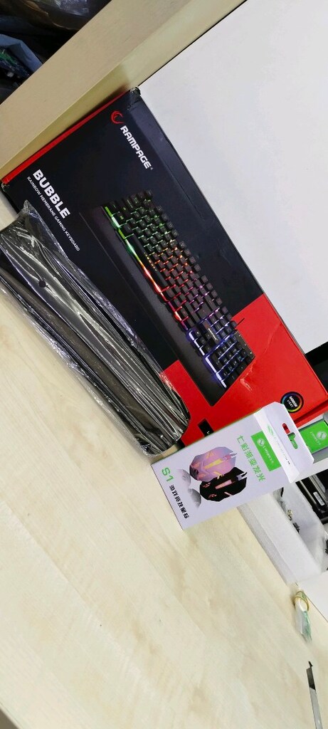 RAMPAGE KLAVYE+MOUSE PAD+MOUSE RGB - 12