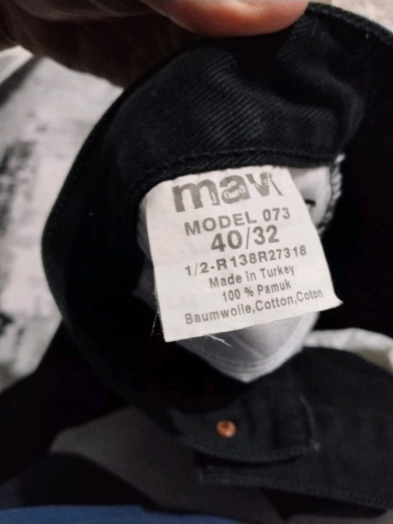 Mavi jeans erkek siyah kot pantolon - 2