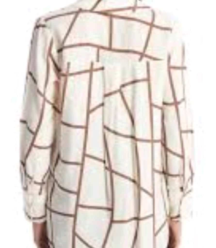 Kahverengi Çizgili Rahat Gömlek eni 64 uzunluk 80 420 tl - 8