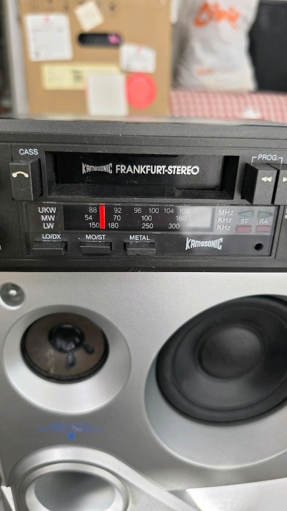 Çok temiz Alman Vintage, Kamasonic Frankfurt Stereo araba teybi radyo - 3