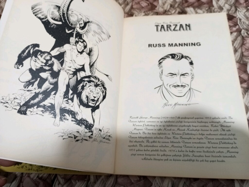 Tarzan cilt 2-6 çok nadir çizgi roman - 8
