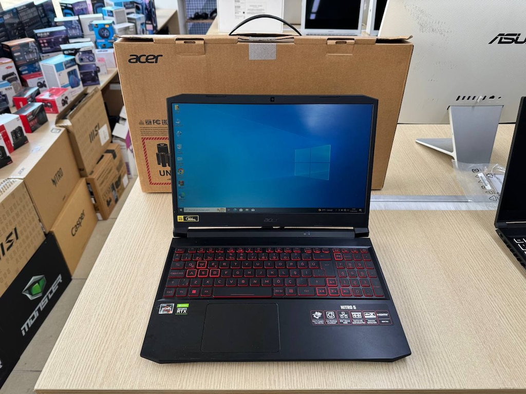 ACER NİTRO 5 *RYZEN 5 5600H İŞLEMCİ *8GB RAM *512GB SSD *3050 4GB E.K - 2