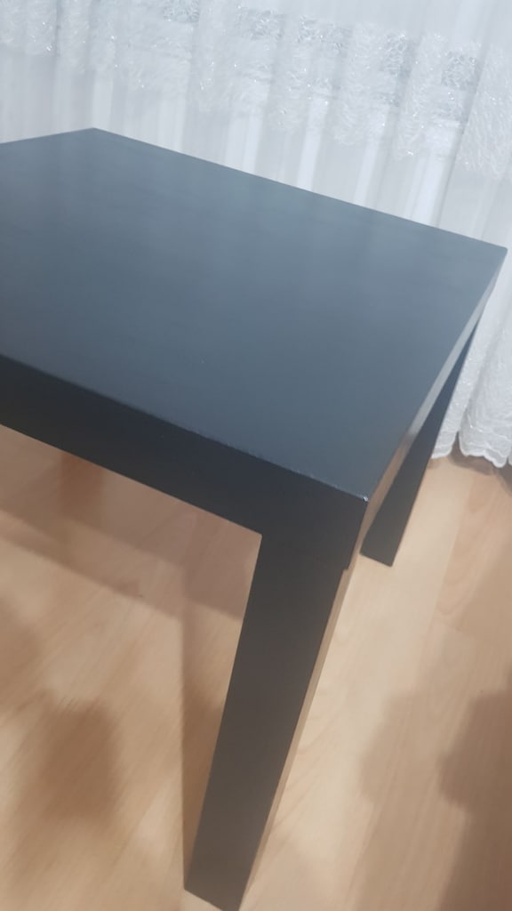 IKEA LACK Yan Sehpa - Siyah 55x55x45 - 4