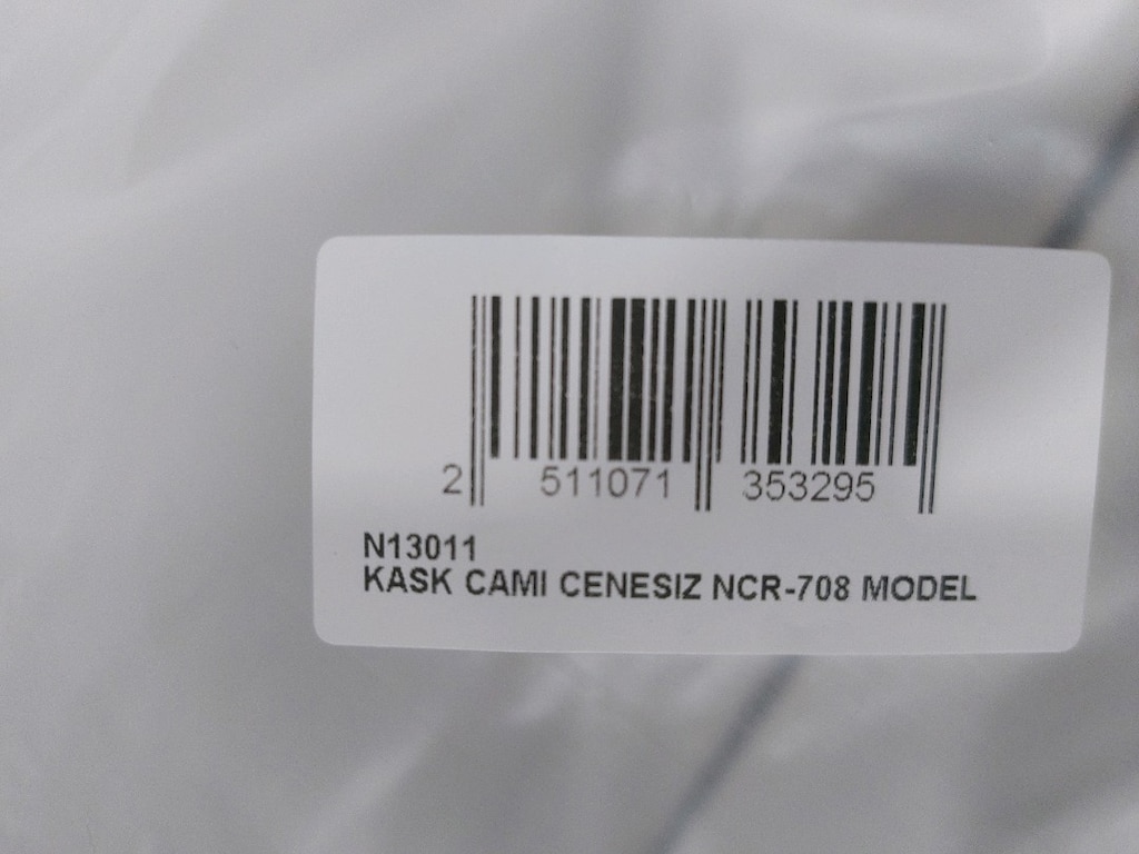 NCR 708 MOD. KASK CAMI VİZOR SEFFAF - 2