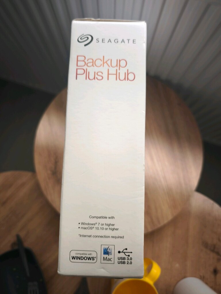 Seagate Backup Plus Hub 6TB (sıfır kapalı kutu) - 6