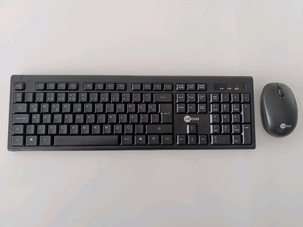 Kablosuz Klavye Mouse Set - 8