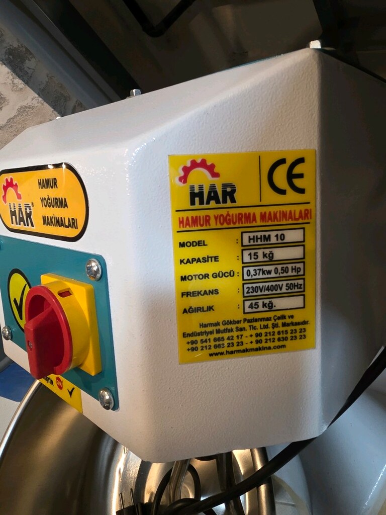 15 kg hamur yoğurma makinesi - 3