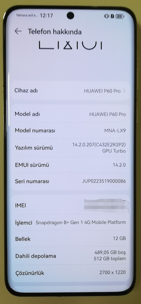 Huawei P60 Pro 512 GB / 12 GB RAM – Çok Temiz - %95 Pil Sağlığı - 11