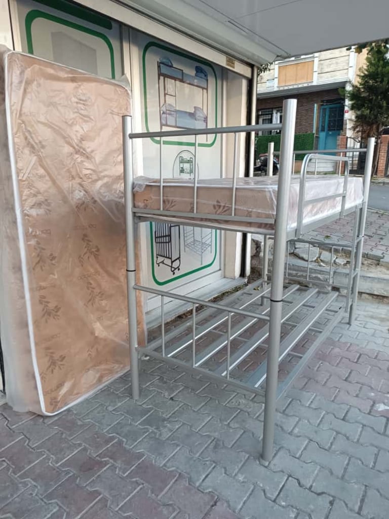 METAL GOVDELI IKI YATAKLI SIFIR RANZA EV ISYERI YURT PANSIYON - 4