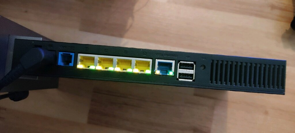 Modem Asus dsl-N66U DUAL-BANT VDSL/fiber KABLOSUZ-N 4 PORT ADSL2+ - 8